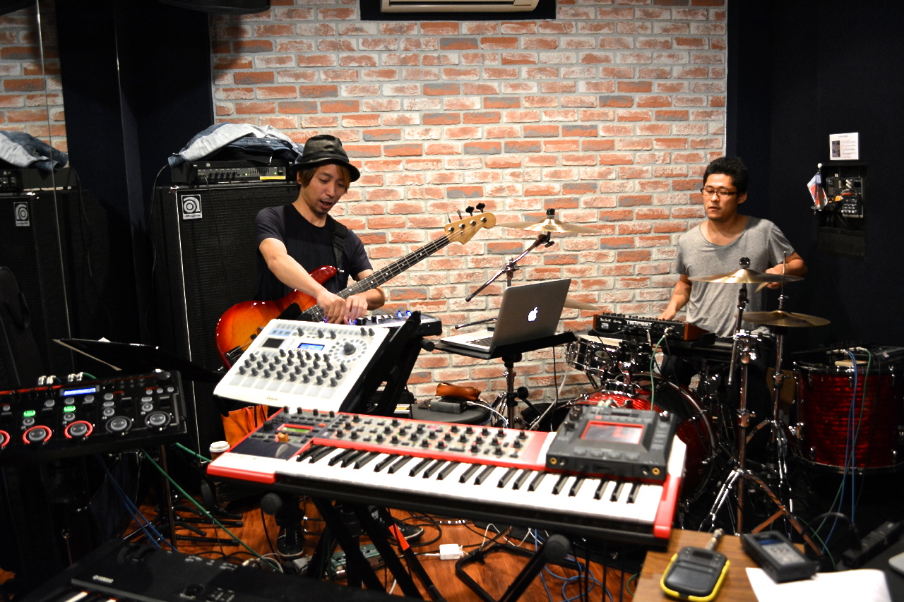 a rehearsal for a gig in kyoto