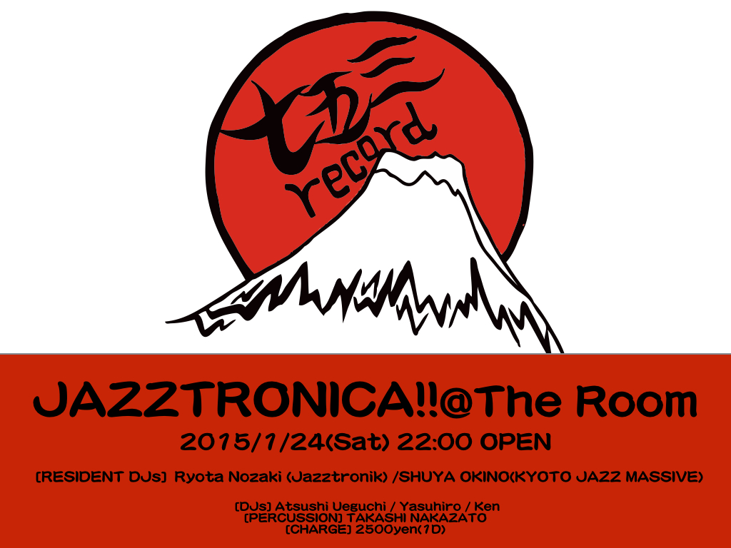 Jazztronica!!flyer POP.001